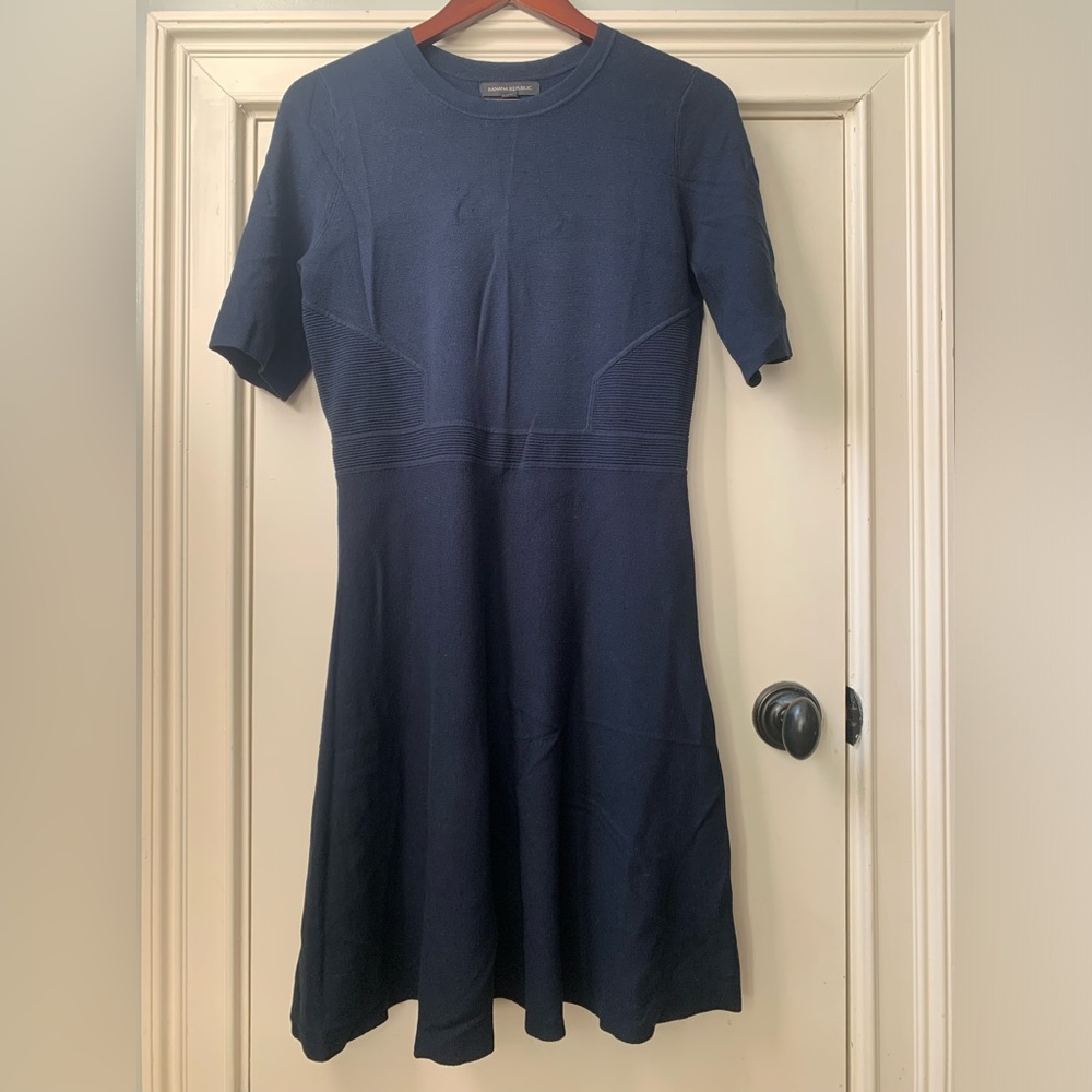 NWT Banana Republic Navy Dress